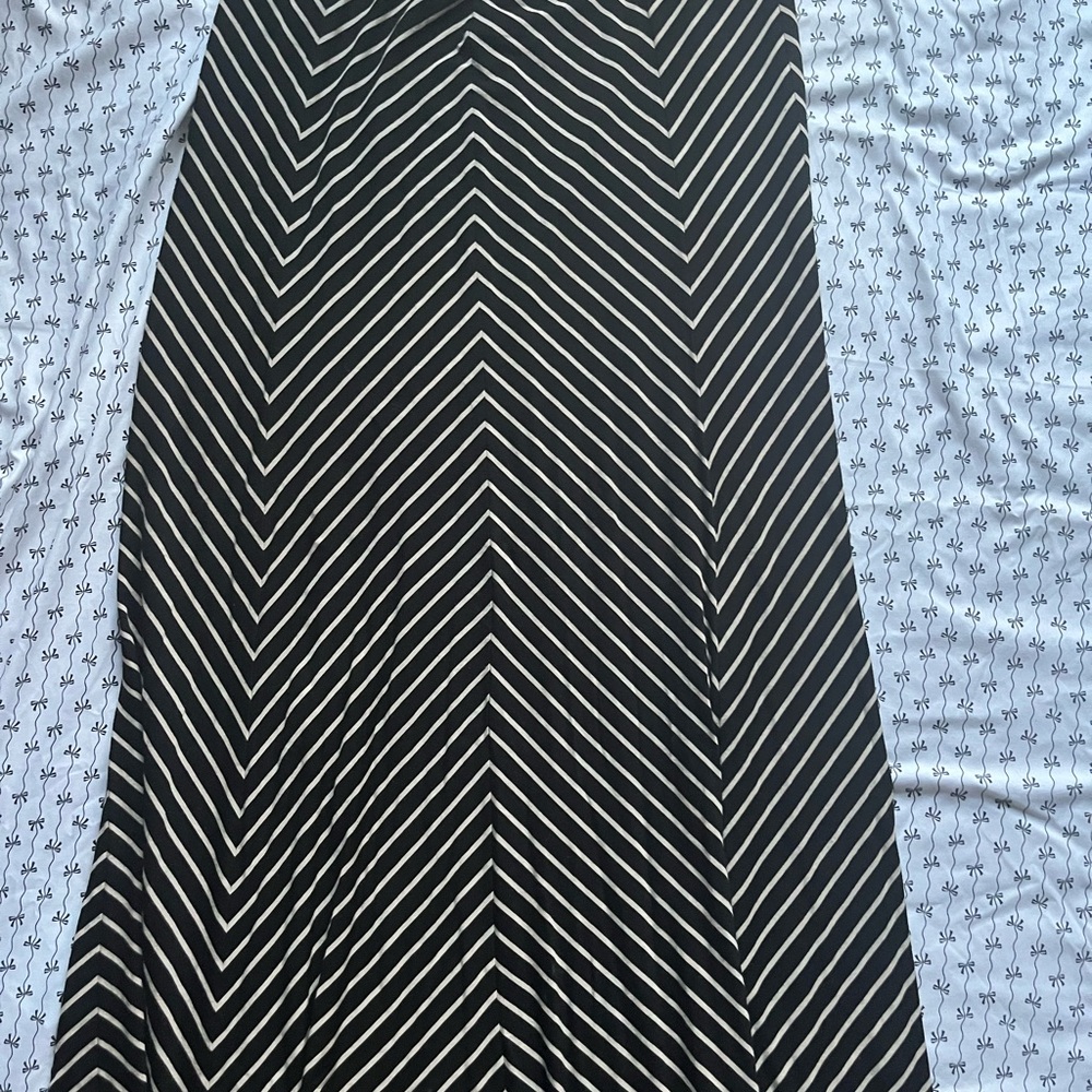 Black and White Chevron Women's Skirt